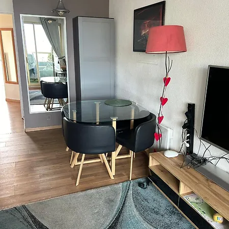 Apartman T2 Climatise Vue 11eme Etage Avec Acces Plages